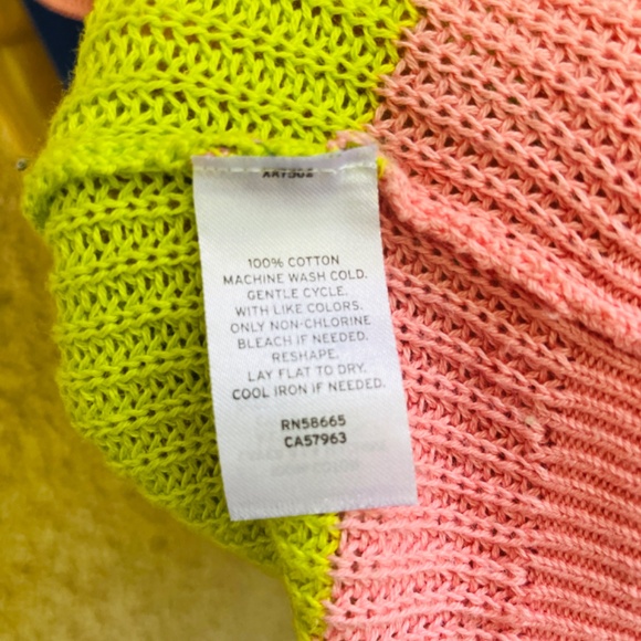 Nordstrom Abound Womens Sweater Size Small Striped Lightweight Crew Neck - Picture 9 of 13